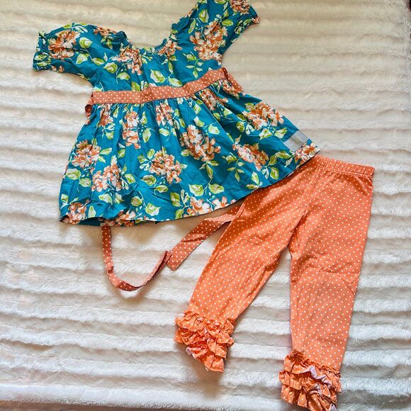 Eleanor Rose Floral Set Size 4-5 - Picture 1 of 9
